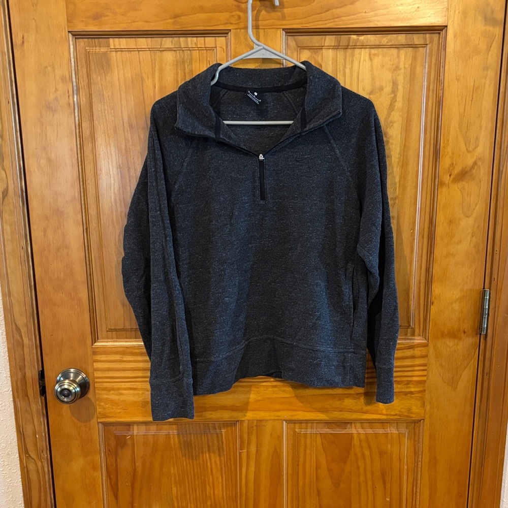 Charcoal Half-Zip Pullover Sweatshirt
